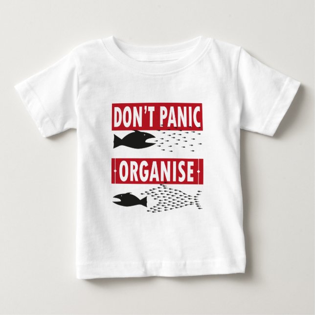 don't panic baby T-Shirt (Front)