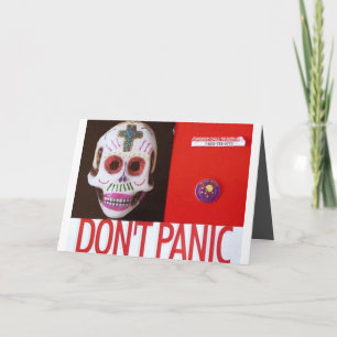 DONT PANIC CARD