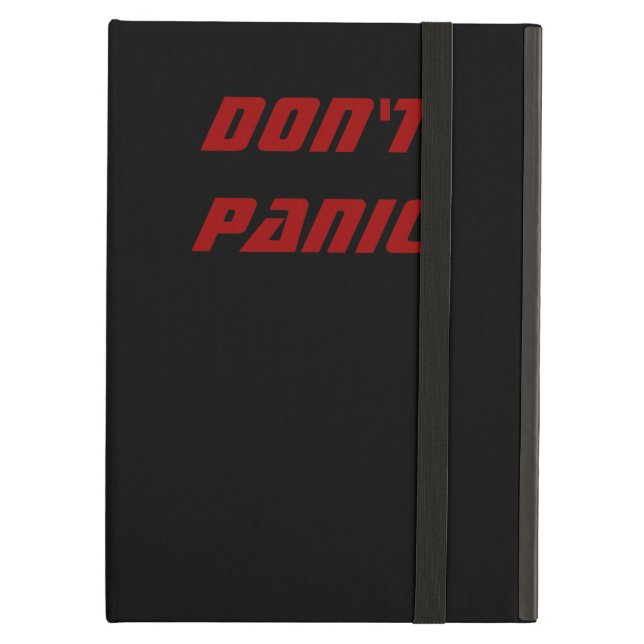 Don't Panic cover for the iPad Air (Front Closed)