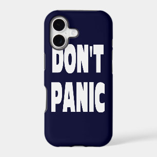 Don't Panic Dark Blue IPhone 5 Case