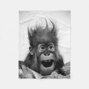 DON'T PANIC Fleece Blanket