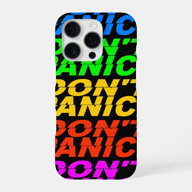 DON'T PANIC! iPhone CASE (Back)