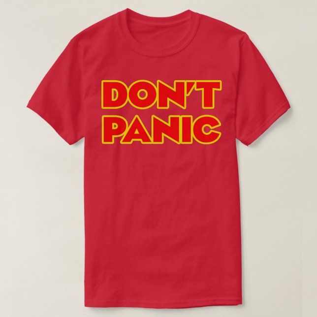 Dont Panic Kids Long Sleeve T-Shirt (Design Front)