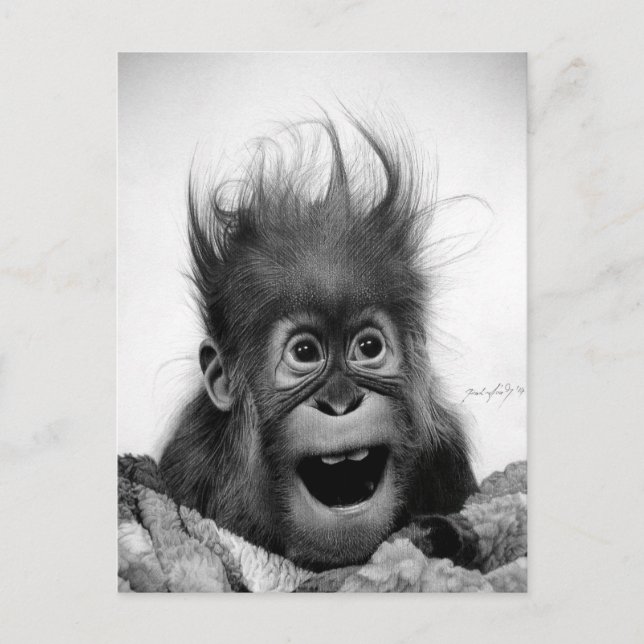 DON'T PANIC! Postcard (Front)