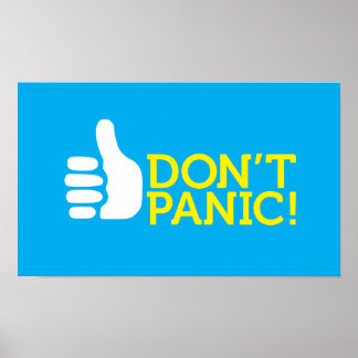 don't panic poster