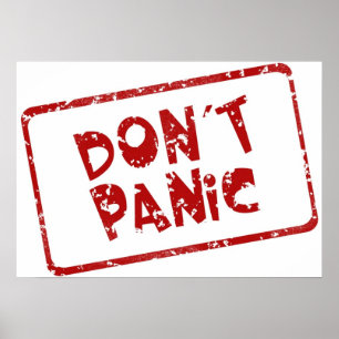 Don't Panic Poster