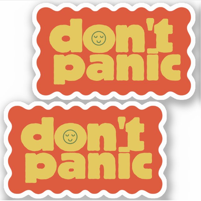 Don't Panic Sticker Pack (Front)
