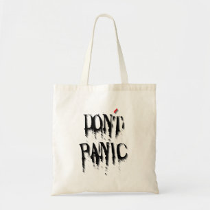 Don't Panic.w Tote Bag