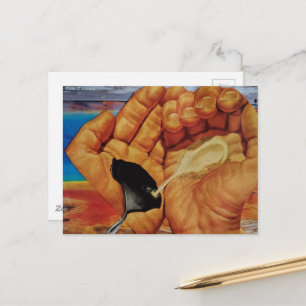 Dont Pollute Our Public Lands surreal collage Postcard