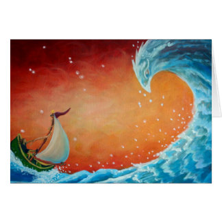 Don't Run A Fowl of the Sea - wave and sailboat