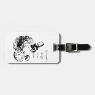 Don't Rush Me, Last Minute, Late Fun Rabbit Luggage Tag