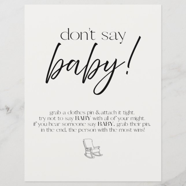 Don't Say Baby!  (Front)