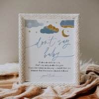 Don't Say Baby Game Twinkle Star Baby Shower Boy
