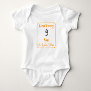 Don't Say 'Wow', Say Masha'Allah Baby Bodysuit