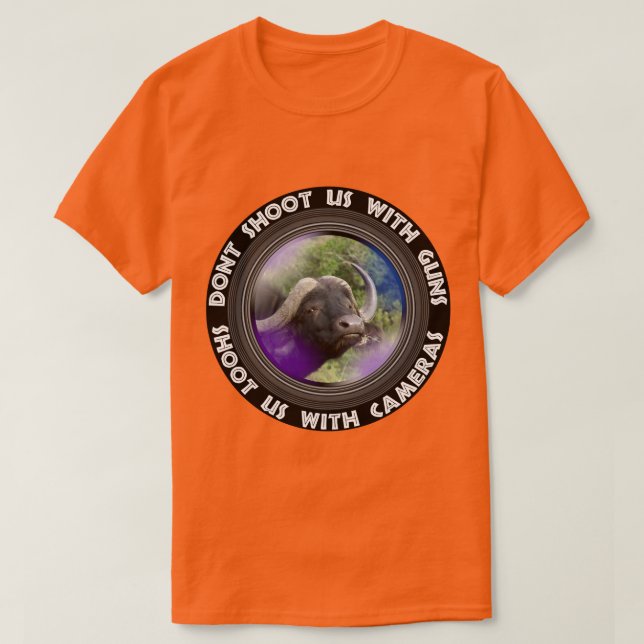 Don't Shoot Us Buffalo Grass T-Shirt (Design Front)