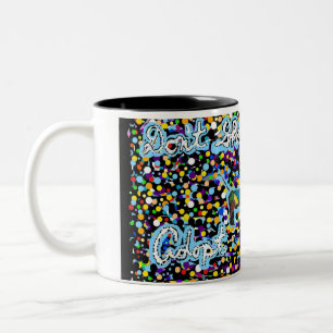 Don't Shop Adopt Dachshund two-tone Mug