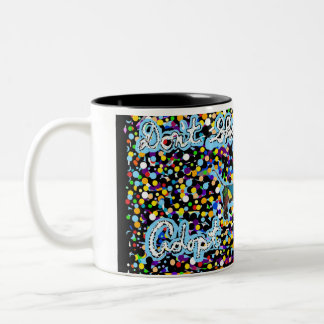 Don't Shop Adopt Dachshund two-tone Mug