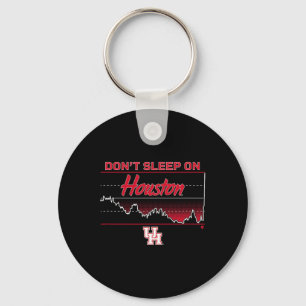 Don't Sleep On Houston - Houston Cougars Sketll  Key Ring
