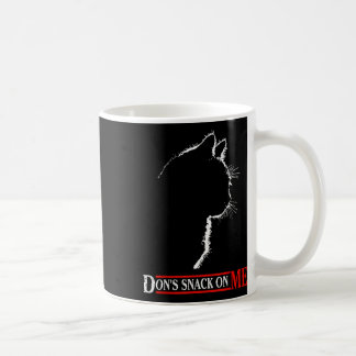 Don't Snack On Me Patriotic Cat Sarcastic Politica Coffee Mug