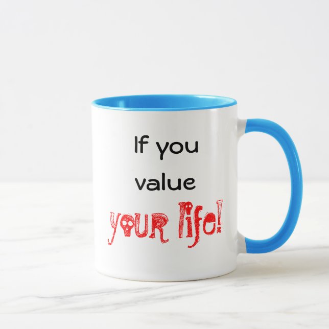 dont speak to me before 11.am mug (Right)