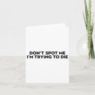Don't Spot Me2 Card