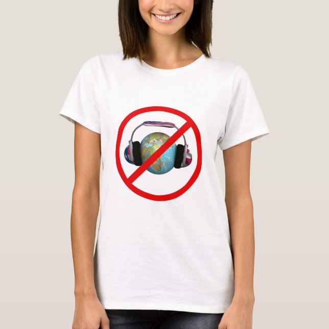 Don't Spy The World T-Shirt (Front)