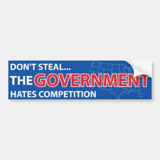 Don't Steal Bumper Sticker