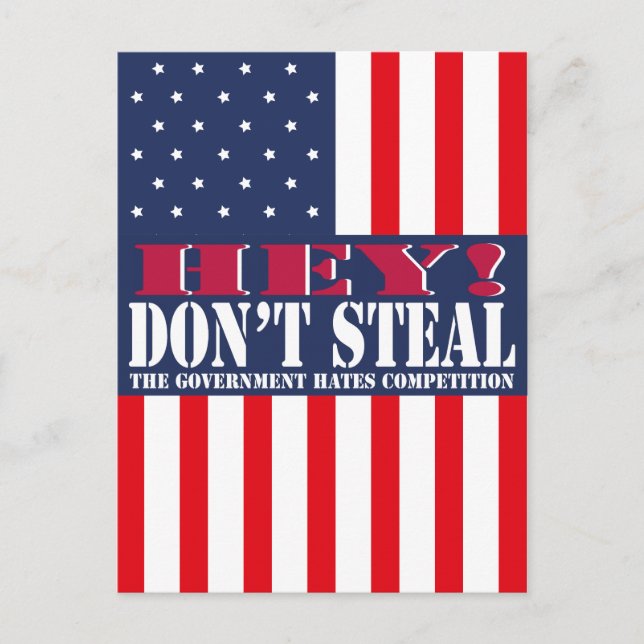 Don't Steal Postcard (Front)