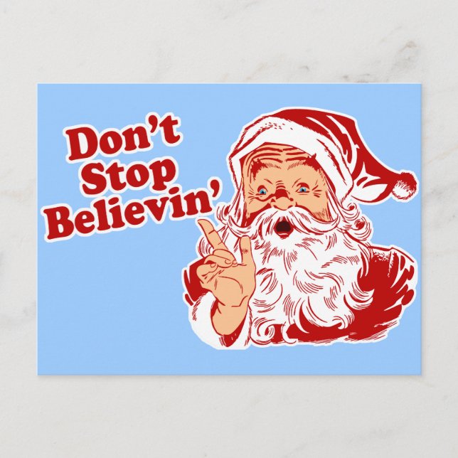 Dont Stop Believin Postcard (Front)
