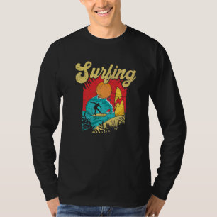Don't Stop Surfing Extreme Sports Sea Waves Surfer T-Shirt