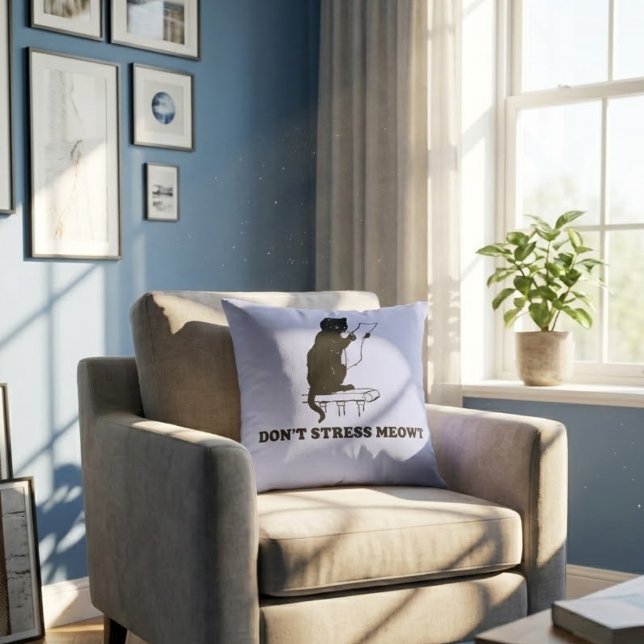 dont stress meowt cushion (Creator Uploaded)