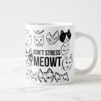 Don't Stress Meowt Funny Cat