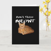 Don't Stress Meowt - Orange Cat Stress Me Out