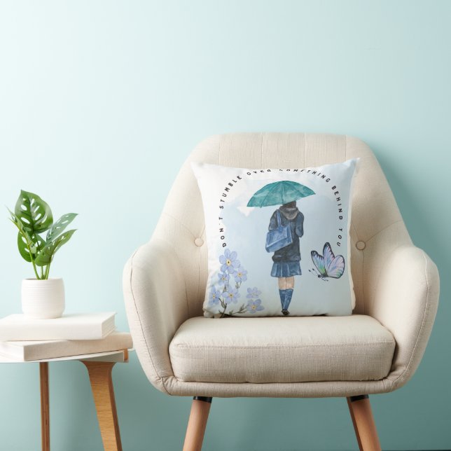 Don't Stumble Over Something Behind You Cushion (Chair)