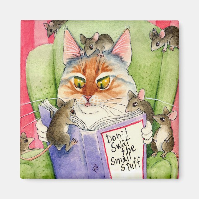 Don't swat the small stuff magnet (Front)