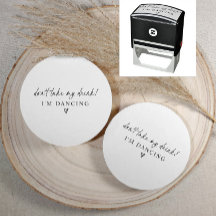 Don't Take My Drink Wedding Coaster