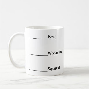 Don't talk to me before coffee-Animals Coffee Mug