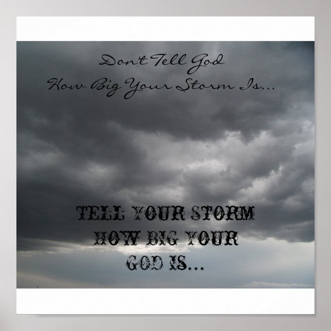 Don't Tell God... Poster (Front)
