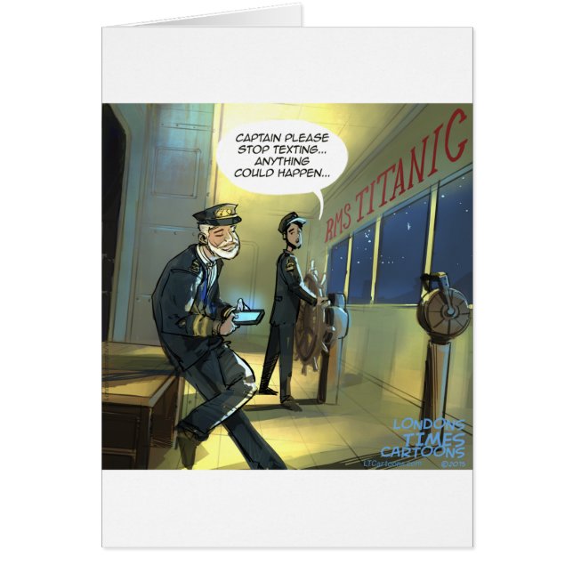 Don't Text And Titanic Funny (Front)