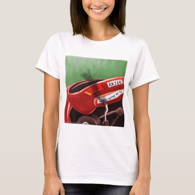 Dont Text & Drive Rick London Funny T-Shirt (Front)
