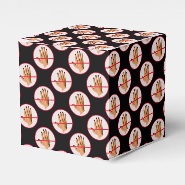 Don't Touch! Favour Box (Front Side)
