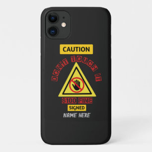 Don't touch it iPhone / iPad case