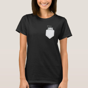 Don't Touch Me Cute Cat In Your Pocket T-Shirt