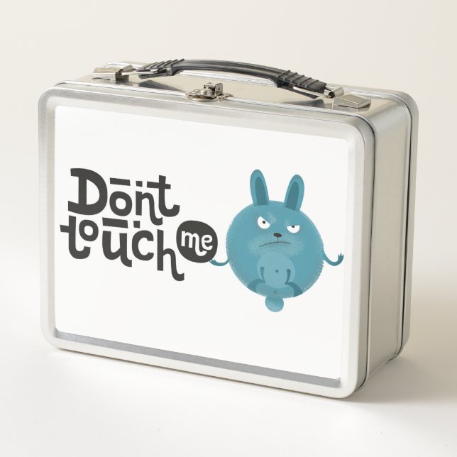 Dont Touch Me Metal Lunch Box (Front)