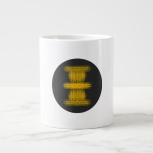 Don't Touch Me   Silent ASMR Art Large Coffee Mug