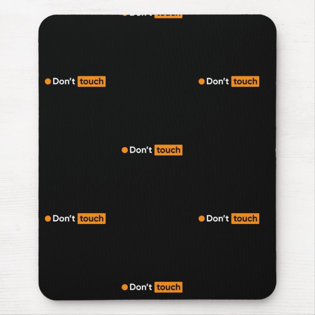 dont touch  mouse pad (Front)