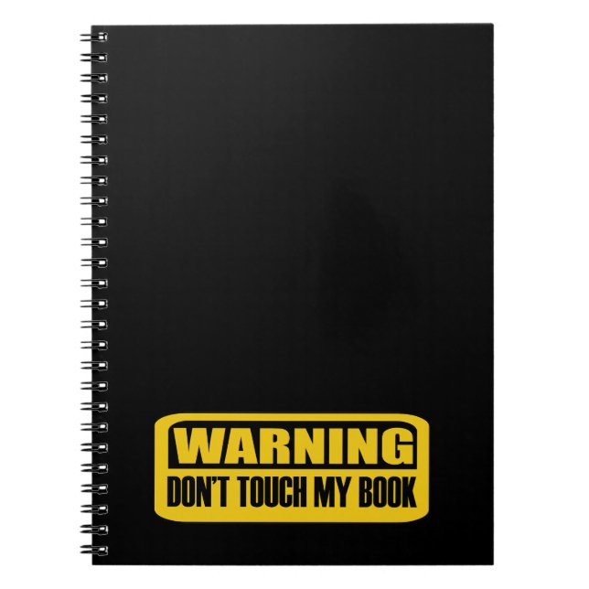 don't touch my book (Front)