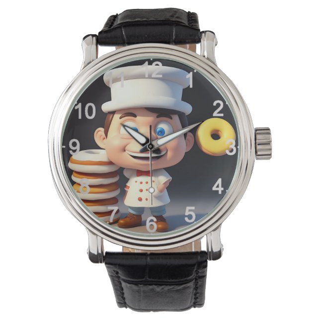 Dont Touch My Donuts, Wrist Watch (Front)