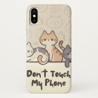Don't Touch my iPhone impressive quote. Case-Mate iPhone Case