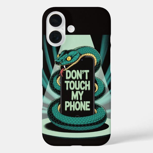 Don't touch my phone Case-Mate iPhone case (Back)